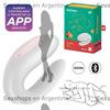 Double Joy White estimulador para parejas con control via APP